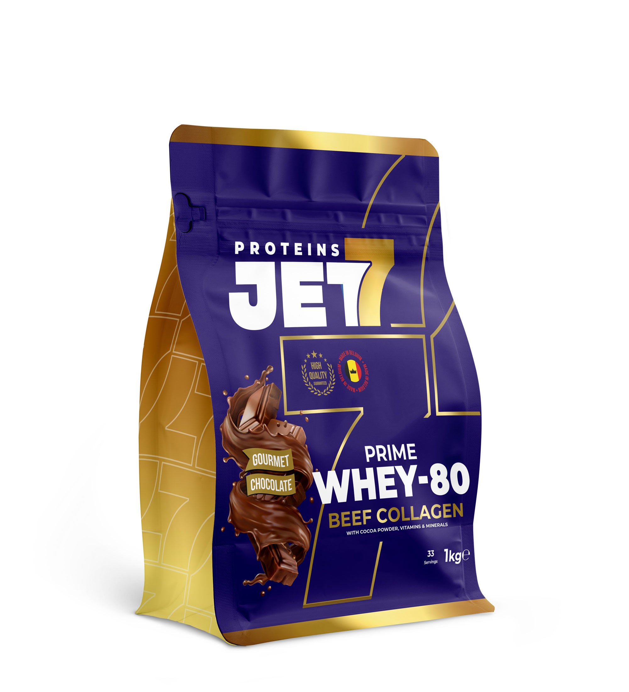WHEY PROTEIN CONCENTRATE 1KG - Belgian Chocolate Flavour