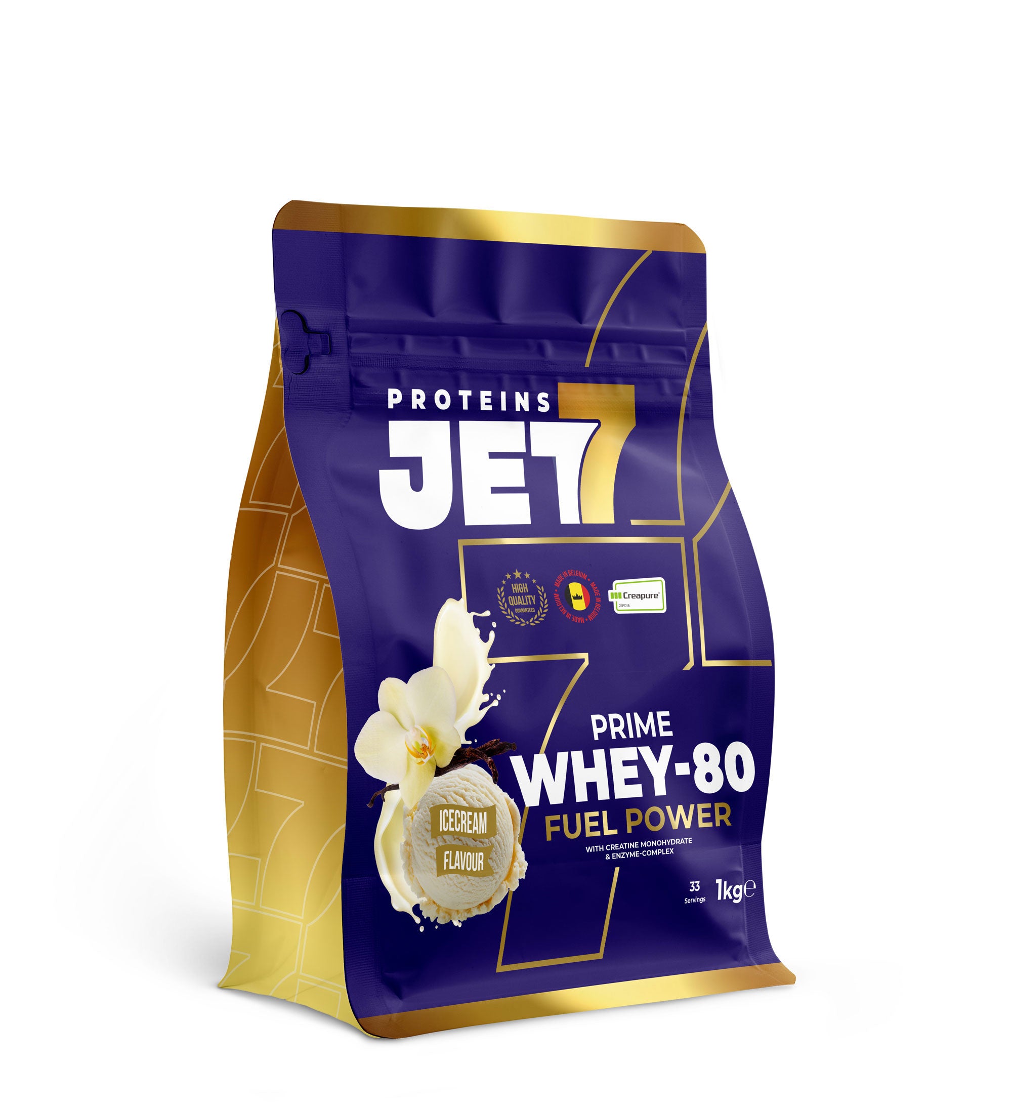 WHEY PROTEIN CONCENTRATE 1KG - Vanilla Ice Cream Flavor